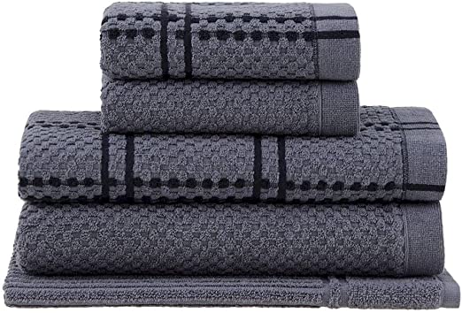 Jogo de Banho Buddemeyer Yumi Cinza