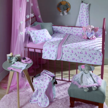 Jogo de Cama Sul Brasil Baby Vivaldi Royal Rosa