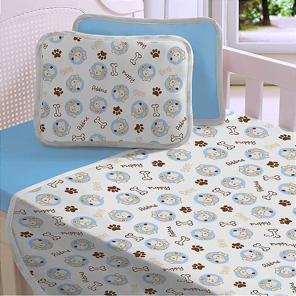 Jogo de Cama Sul Brasil Baby Vivaldi Royal Dog