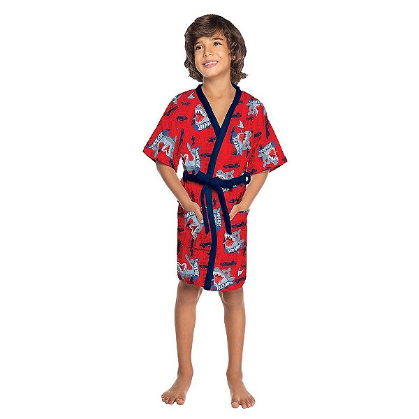 ROUPAO LEP AVELUDADO INF QUI EST HOT WHEELS M