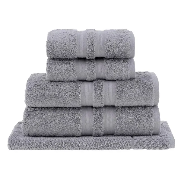 Jogo de Banho Buddemeyer Algodão Egípcio 5pcs Cinza