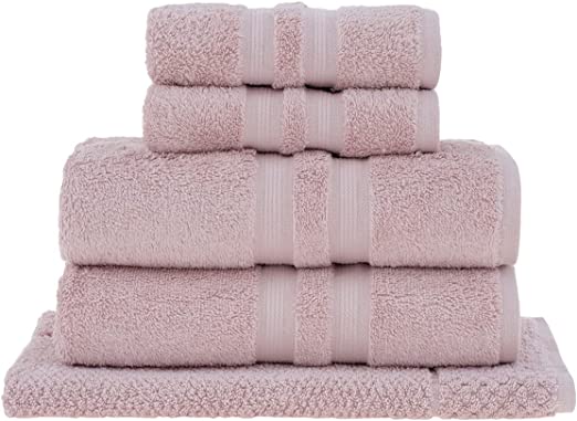 Jogo de Banho Buddemeyer Algodão Egípcio 5pcs Rosa