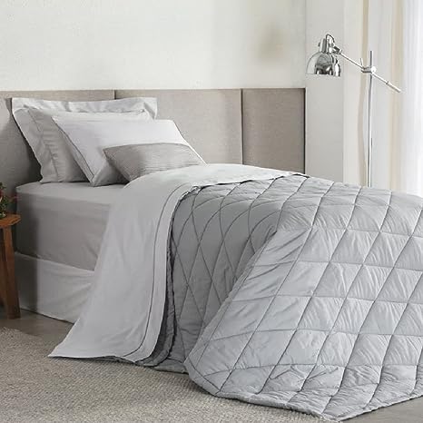 Jogo de Cama Buddemeyer Solteiro Percalle Basic Cinza