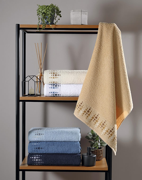 Jogo de Banho Lufamar 4pcs Amaya Lazuli