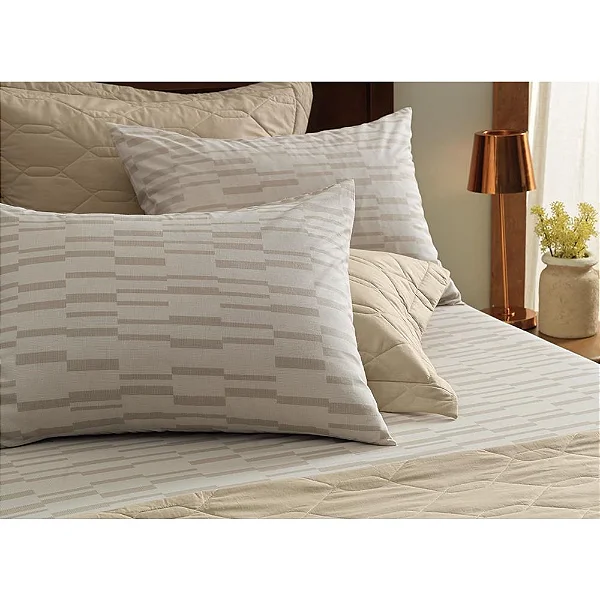 Jogo de Cama Karsten Queen Estampado Neto