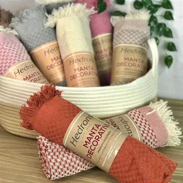 Manta Hedrons Buzios 145x200 Terracota