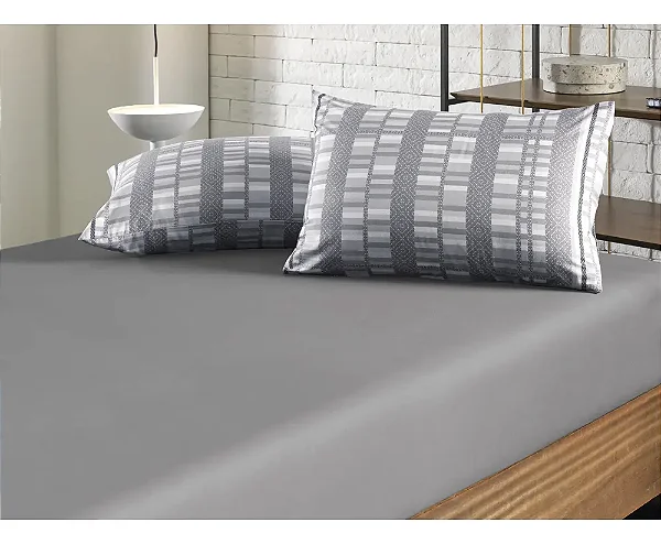 Jogo De Cama Altenburg Casal Tonal Grey
