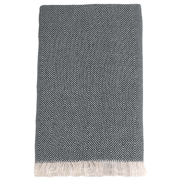 Manta Hedrons Chevron 220x290 Preto