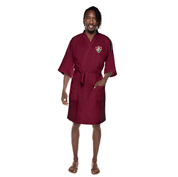 ROUPAO LEP AVELUDADO ADULTO FLUMINENSE TAM M