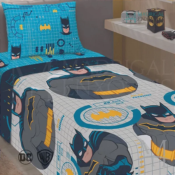 Jogo de Cama Lepper Infantil Batman
