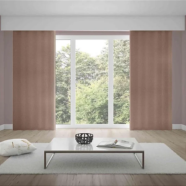 CORTINA BJA DUPLEX 420X250 CHIFFON CAMURCA