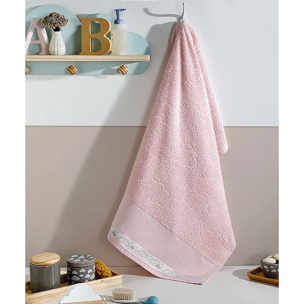 T DE BANHO DOL BELLA P/BORDAR BABY KIDS ROSA