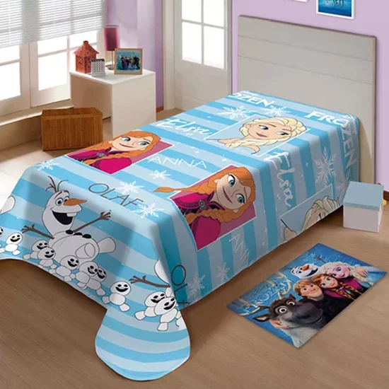 MANTA JOL DISNEY FUN C/CINTA 150X200 FROZEN