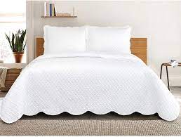 KIT COLCHA CAM BULLET KING BRANCO 3 PÇS