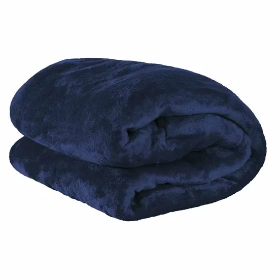 COBERTOR CAM VELOUR CASAL 300G 180X220 MARINHO