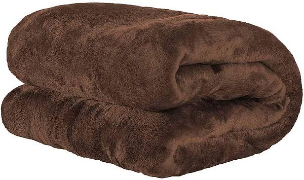 COBERTOR CAM VELOUR QUEEN 300G 220X240 MARROM
