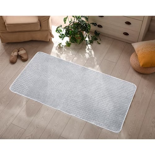 TAPETE JOL CRISTAL 100X140 CINZA