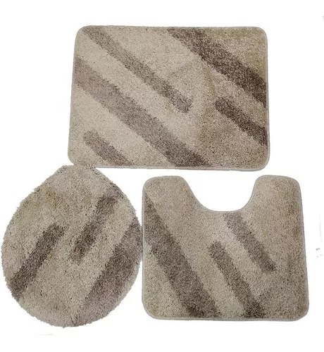 Jogo de Banheiro Jolitex Resort 3pcs Bege