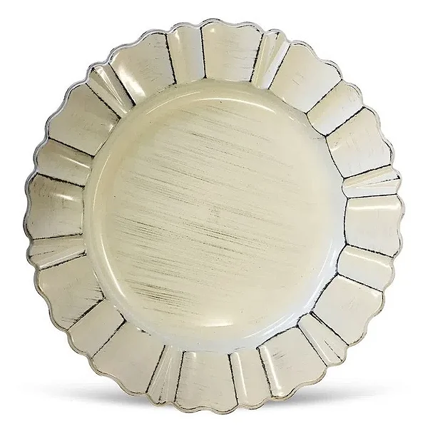 SOUSPLAT NIA ANTIQUE 33CM BEGE