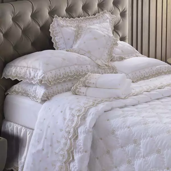 JG CAMA M FASSI QUEEN L-3391 BEGE
