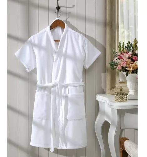 ROUPAO DOL ADULTO FIORI VELOUR P BRANCO