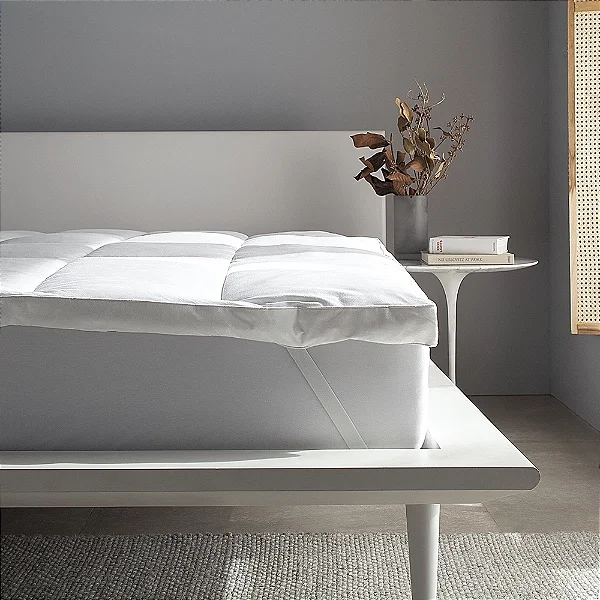 PILLOW TOP BUD CASAL EN VOGUE 140/190/7 BRANCO