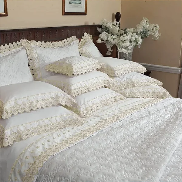 JG CAMA M FASSI QUEEN  T-3374 LINEA BRANCO