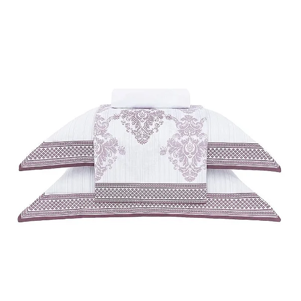 JG CAMA BUD B PERCALLE WINDSOR KING VERMELHO