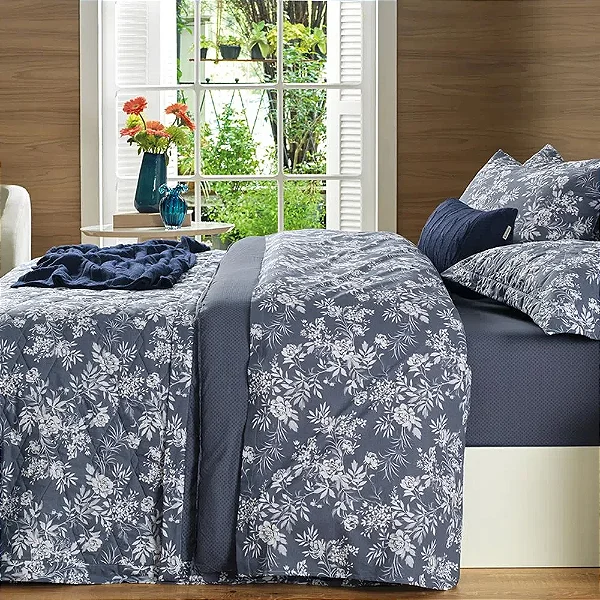 Edredom Karsten Corina Solteiro Estampado 1,80x2,40