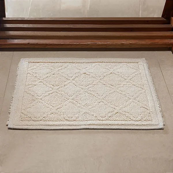 TAPETE NIA VERMONT 40X60 MARFIM