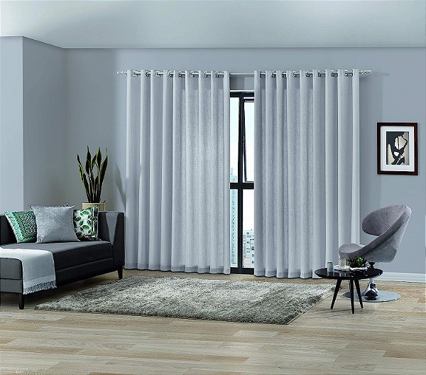 CORTINA BJA PRATIKA 260X170 MONACO SLIM ALUMINIO