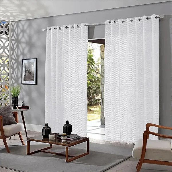 CORTINA BJA DUPLEX 360X250 VINTAGE GEOMETRICO BR