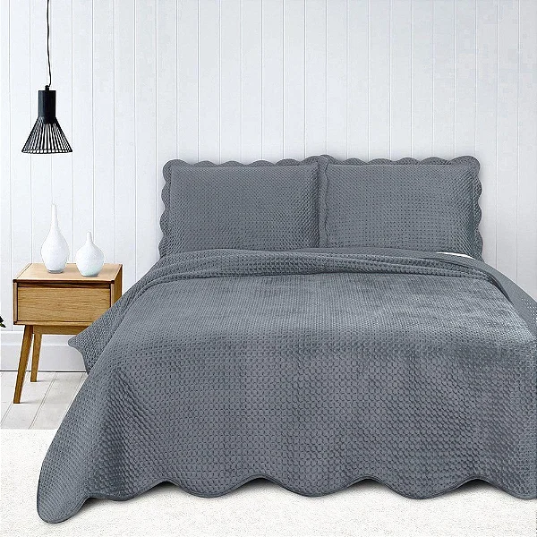 KIT COLCHA CAM VELVET NEO CASAL CHUMBO