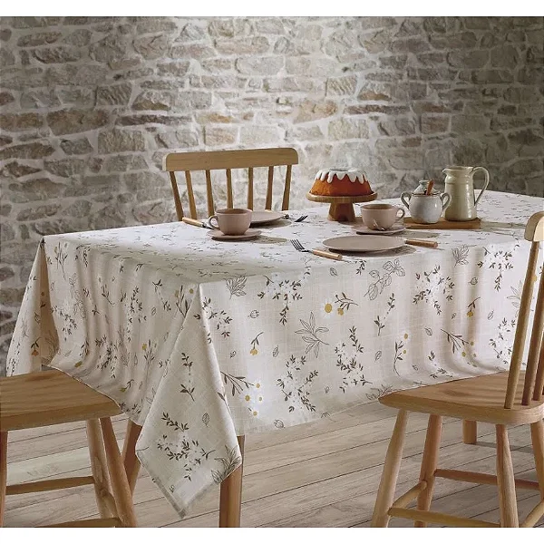 TOALHA DE MESA DOL CLEAN ATHENAS EST 160X250 ESMERALDA 01 8 LUGARES