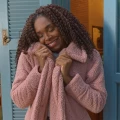 CASACO APP TEDDY SHERPA OVERCOAT LONGO BLUSH M