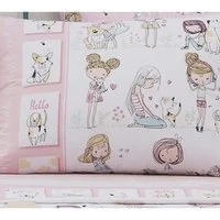 FRONHA AVULSA COT ROYAL 50X70 FRIENDS ROSA