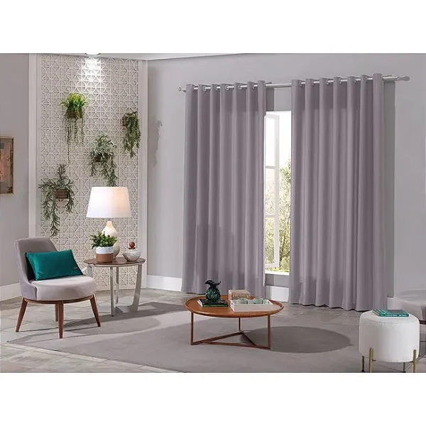 CORTINA BJA RUSTICA 260X170 POLI TITANIO