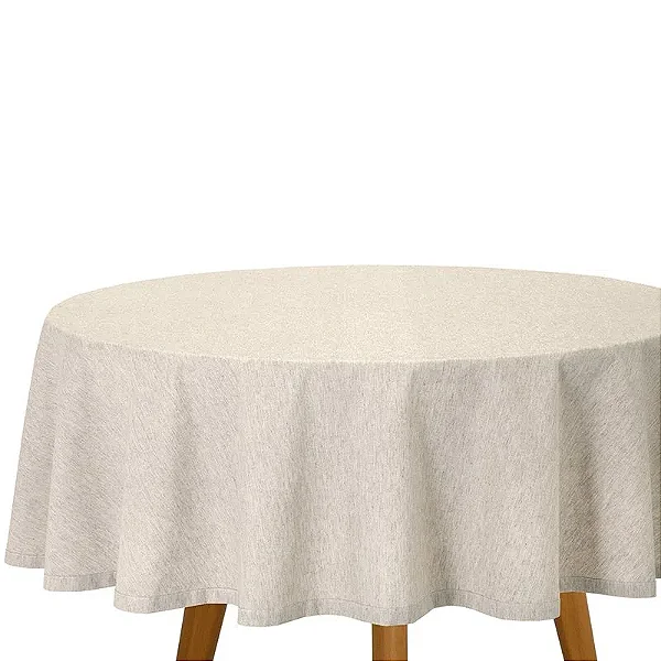 TOALHA DE MESA DOL CLEAN LINHARES LISO 200 RED NATURAL 6 A 8 LUGARES LIMPA FÁCIL
