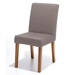 CAPA CADEIRA BJA MALHA LISA TAUPE