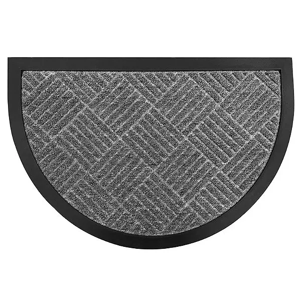 TAPETE NIA PORTA LIMA MEIA LUA 40X60 DES CINZA