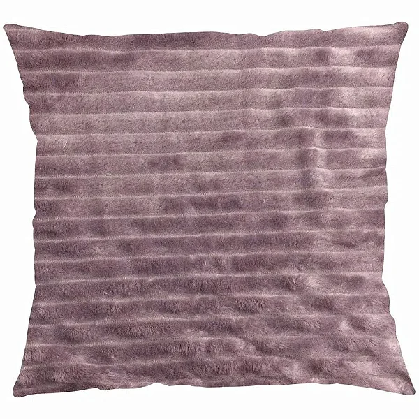 CAPA ALMOFADA NIA FLANNEL CORDUROY 43X43 MAUVE