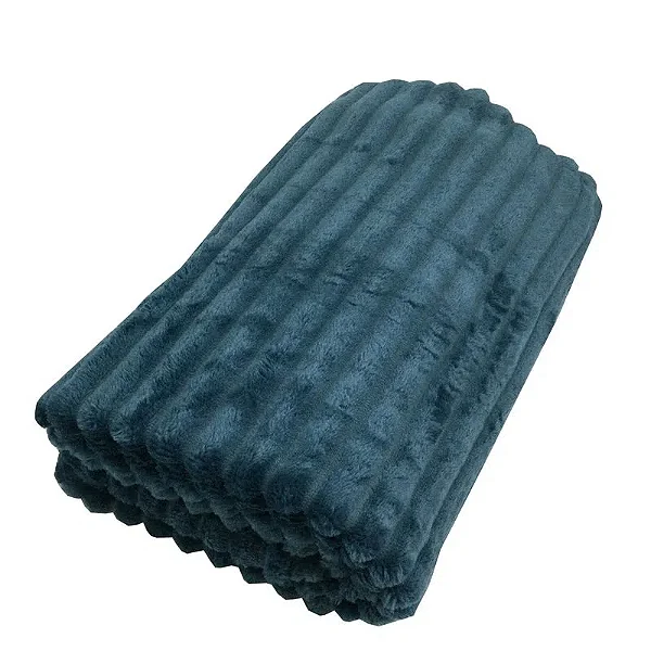 Peseira Niazitex Flannel Corduroy King 250X080 Azul P