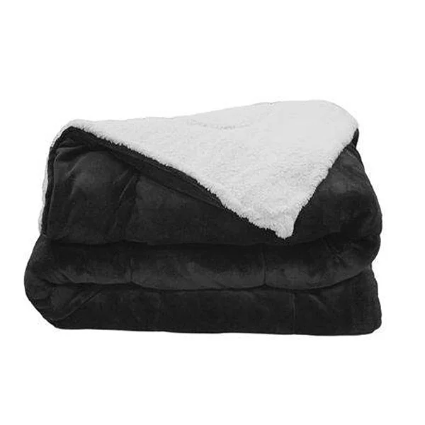COBERDROM NIA FLANNEL 180X220 PRETO