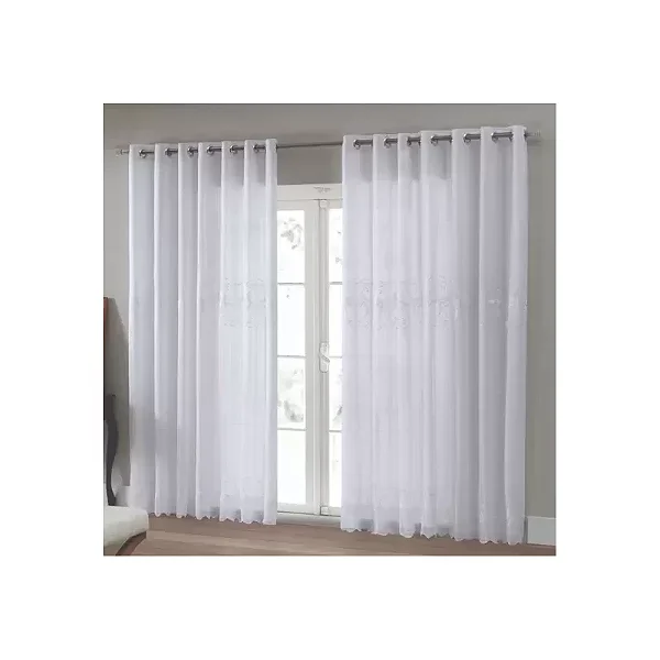 CORTINA BJA DUPLEX 300X230 BORDADA BRANCO