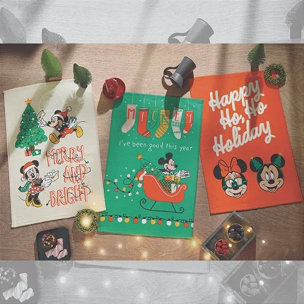 PANO COPA DOL FELP PRATA 45X65 MICKEY E MINNIE NA2