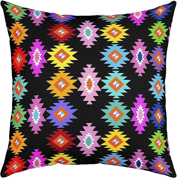 ALMOFADA JOL COLORS ASTECA 40X40 COLORIDA (COSULTAR CORES)