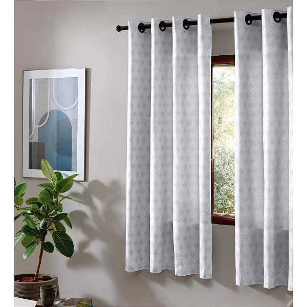 CORTINA BJA RUSTICA 260X170 PANAMA OASIS CINZA