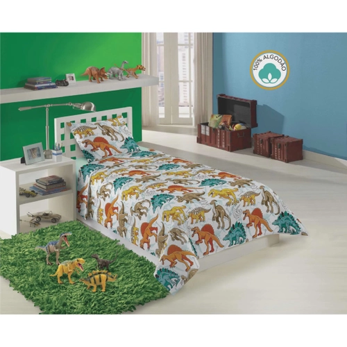 JG CAMA LEP ALGODAO SOLT EST 3PCS DIVERSSAURO