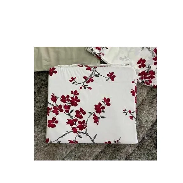 Lençol Avulso Sem Elastico Dohler Priori 130 Fios Estampado Queen 240X250 Lorena