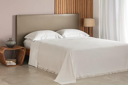 COLCHA BUD COTONE II FRANJA CASAL 220X250 1510